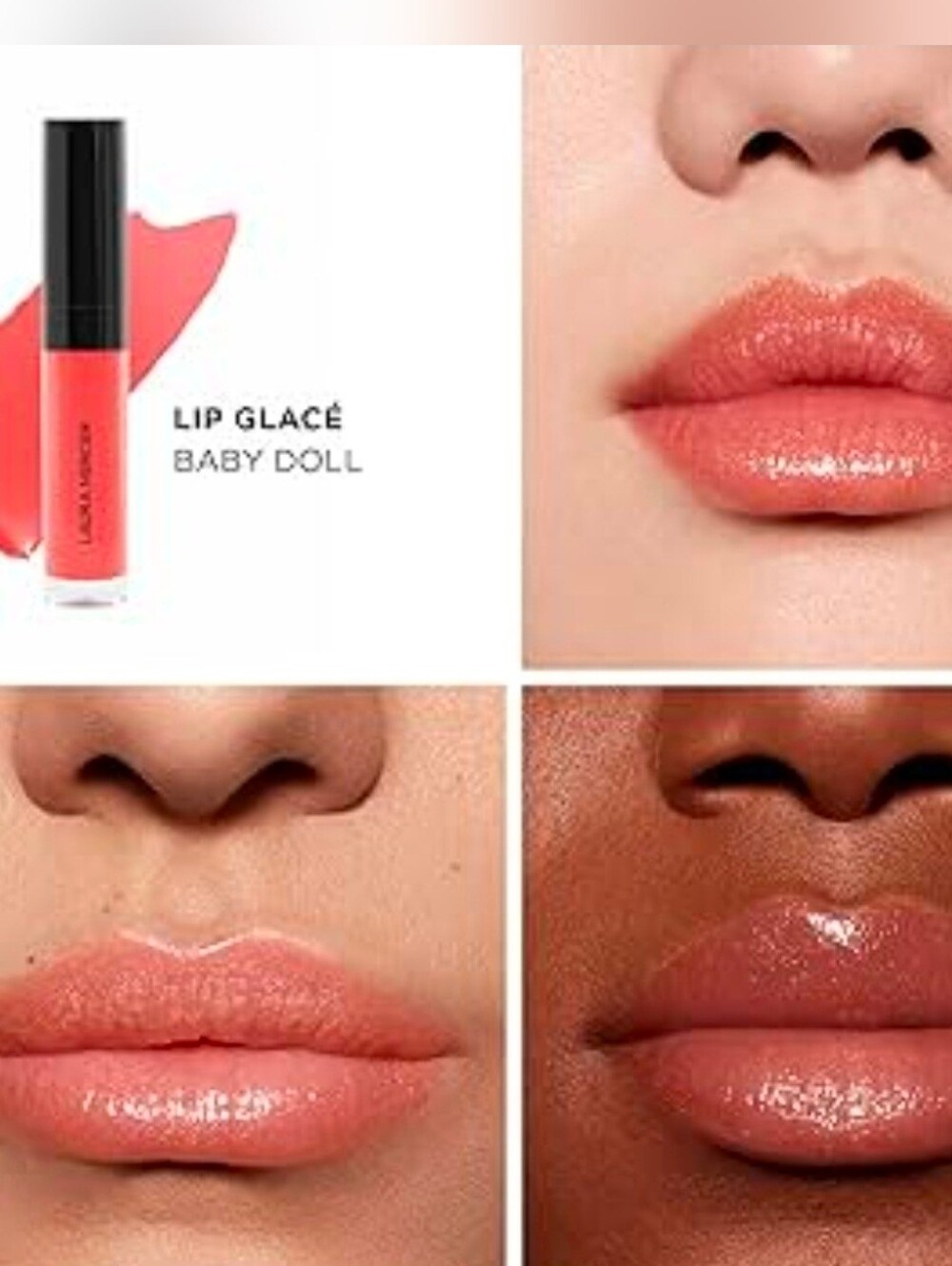 NEW Laura Mercier Baby Doll Lip Glacé Gloss 0.15 oz (4.5 ml)